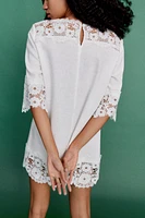 Lace-Detail Dress