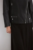 Leather Biker Jacket