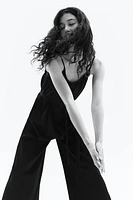 Tie-Belt Jumpsuit