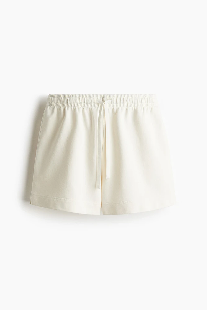 Washed Cotton Sweatshorts