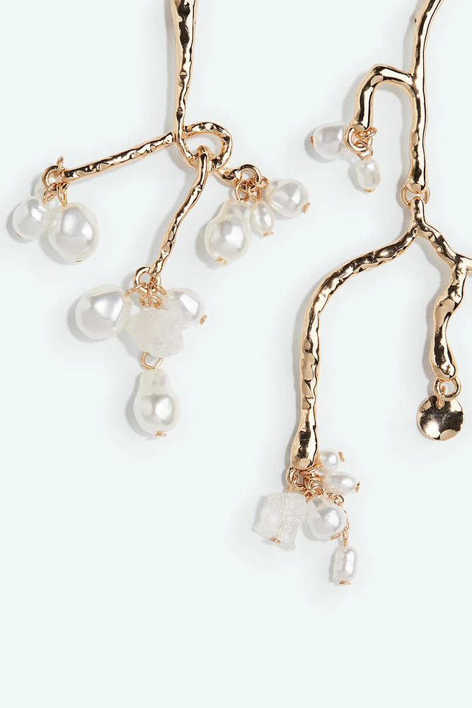Mismatched Branch-Shaped Earrings
