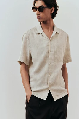 Regular-Fit Linen Resort Shirt