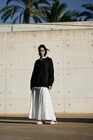 Sweatshirt with Collar