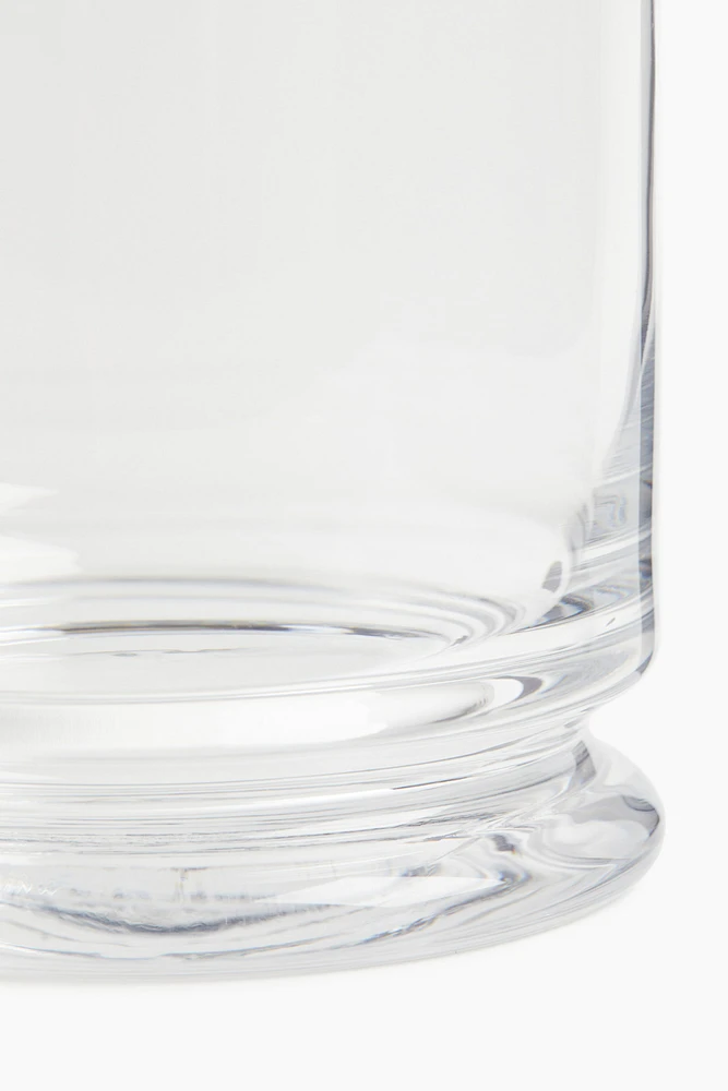 Petite lanterne à bougie en verre