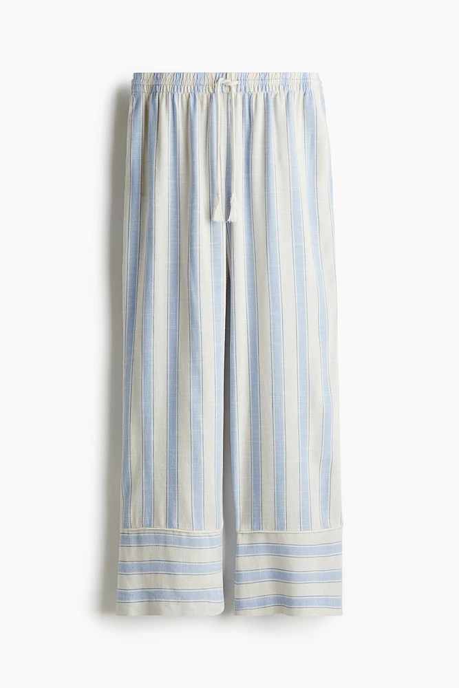 Straight-Leg Drawstring Pants