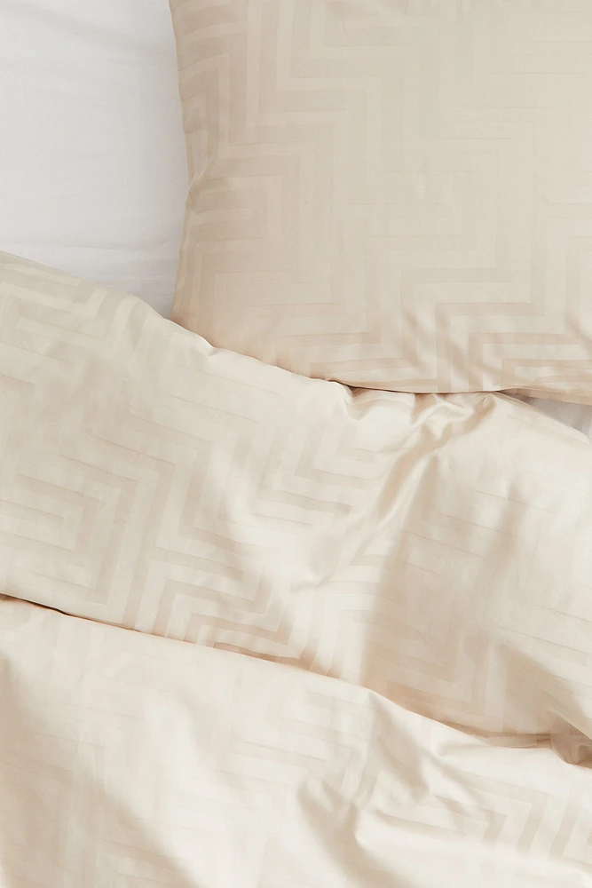 Cotton Sateen Twin Duvet Cover Set