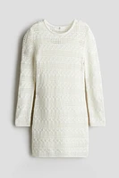 Robe d'aspect fait au crochet