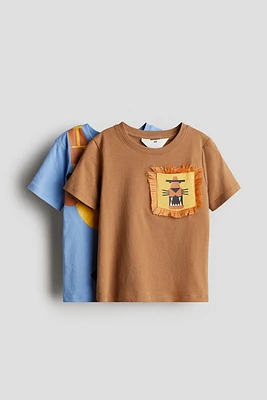 2-pack Interactive-detail T-shirts