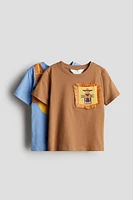 2-pack Interactive-detail T-shirts