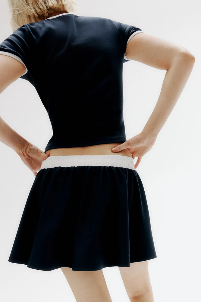 Flared Mini Skirt