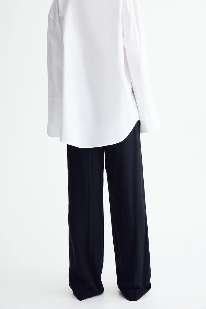 Dress Pants with Foldover Cuffs