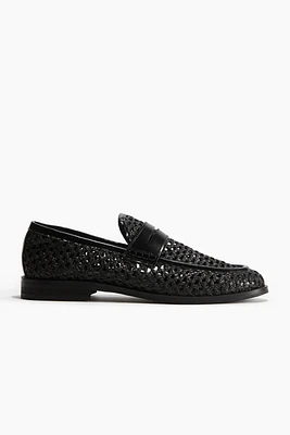 Mesh-Look Loafers