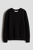 Textured-Knit Sweater