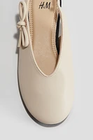 Bow-Detail Slingbacks