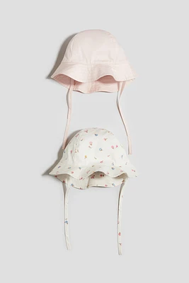 2-pack Cotton Sun Hats
