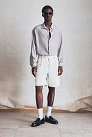 Relaxed-Fit Twill Bermuda Shorts