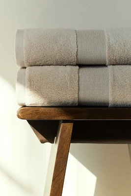 Serviette de bain en coton éponge doux