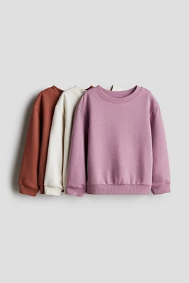 3-pack Brushed-Inside Sweatshirts