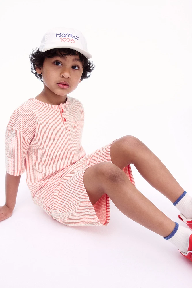 Henley Shirt and Shorts