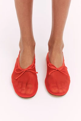 Mesh Ballet Flats