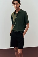 Regular-Fit Lyocell-Blend Chino Shorts