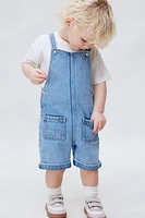 Denim Overall Shorts