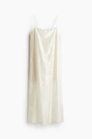 Embroidered Slip Dress
