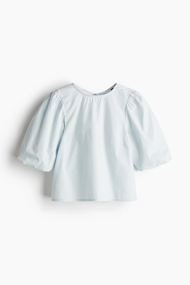 Puff-Sleeved Blouse