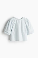 Puff-Sleeved Blouse
