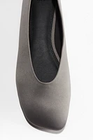 Satin Ballet Flats