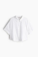 Linen-Blend Shirt