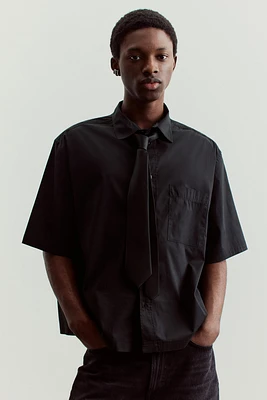 Oversized Short-Sleeved Shirt