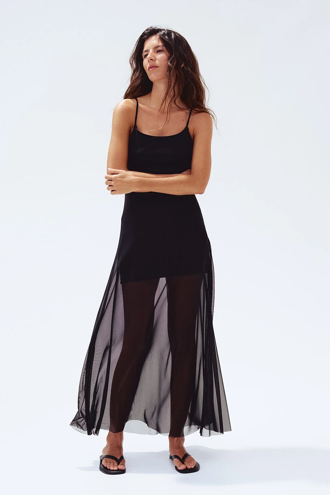 Strappy Mesh Dress