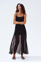 Strappy Mesh Dress