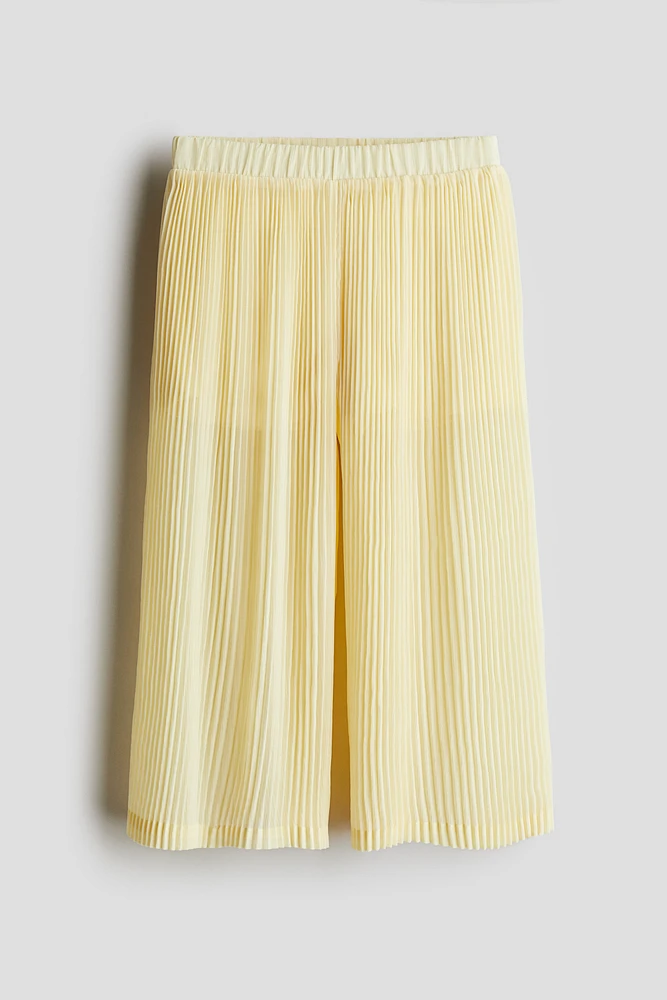 Plissé Chiffon Pants