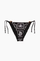 Tie tanga bikini bottoms