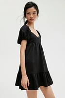 Puff-Sleeved Dress