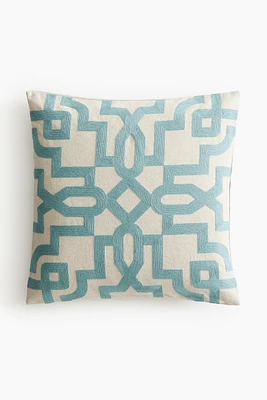 Housse de coussin à motif