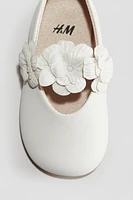Appliquéd Ballet Flats