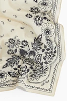 Patterned Cotton Scarf