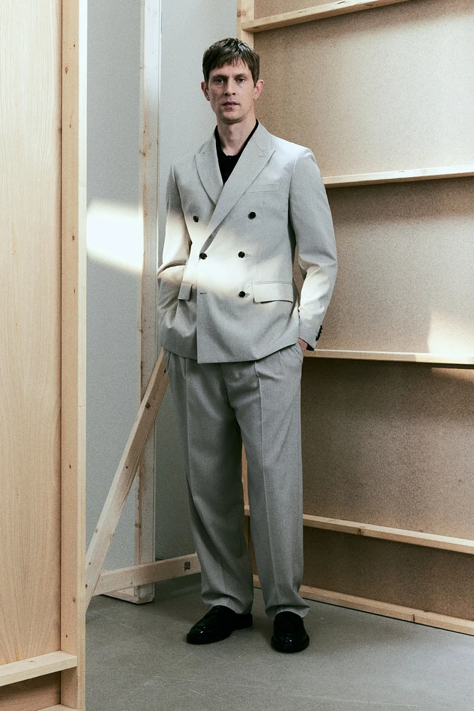 Regular-Fit Suit Pants