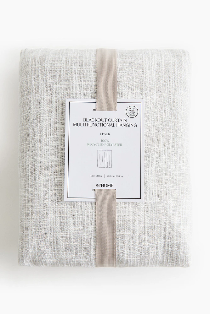Single-pack Long Wide Blackout Curtain Panel
