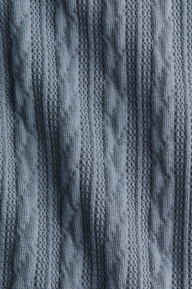 Kangourou façon tricot torsadé