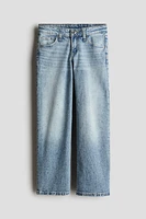 Wide-Leg Low Jeans
