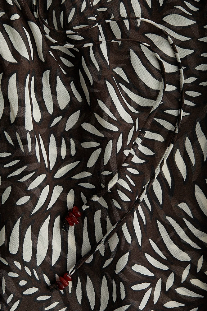 Oversized Cotton Blouse