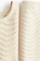 MAMA 2-Piece Pointelle-Knit Set