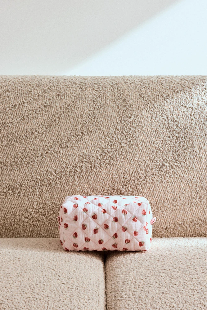 Trousse de toilette en coton