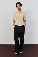 Polo classique en tricot fin