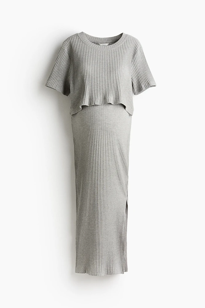 MAMA Crop T-shirt and Pencil Skirt