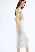 Sequined Pencil Skirt